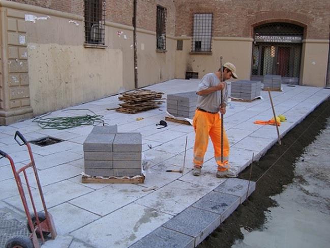 Pavimentazioni in pietra: il terreno di fondazione